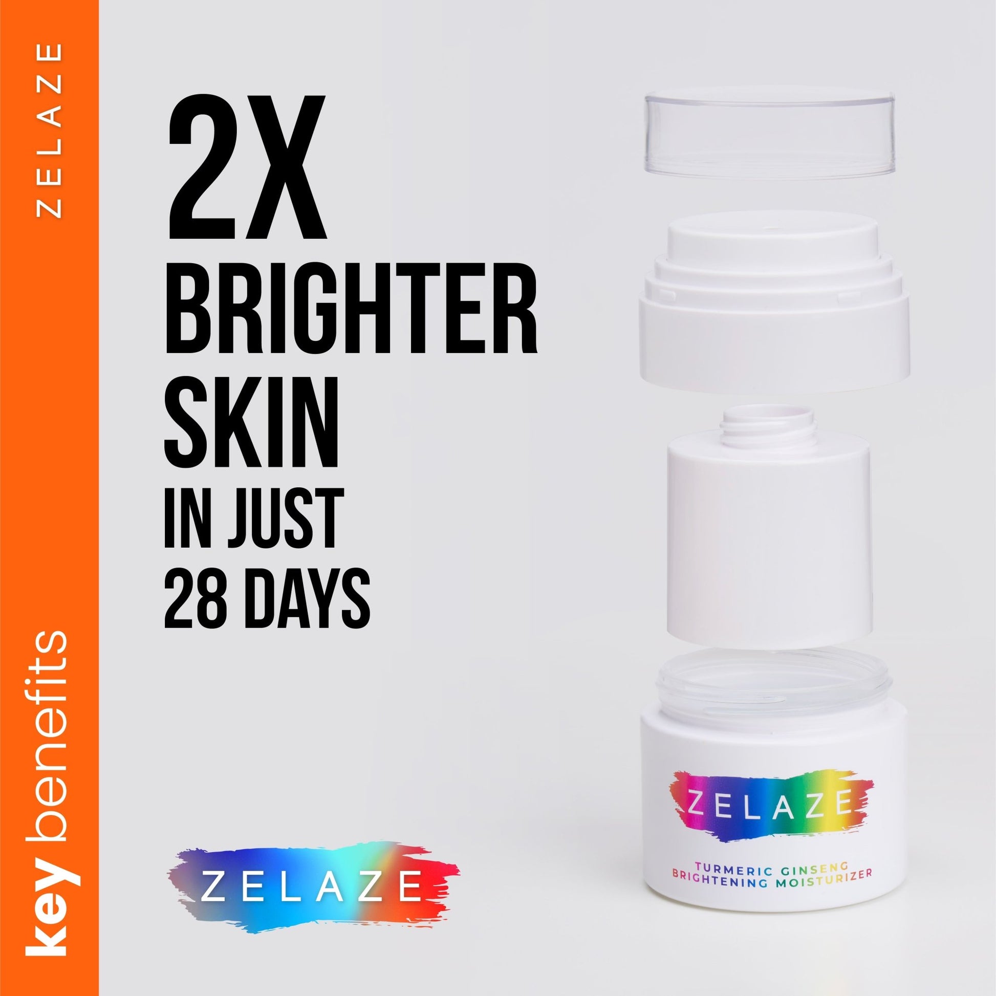 ZeLaZe Turmeric Ginseng Brightening Moisturizer - Zelazeskin.com